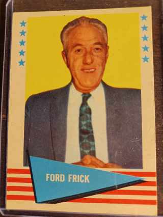  1961 Fleer ~ Ford Frick