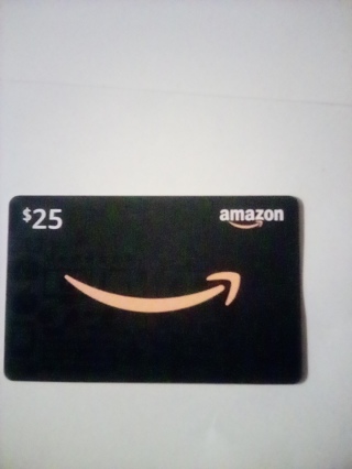 Amazon e-gift card for $25.00