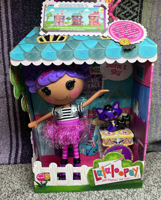 Lalaloopsy Doll Storm E. Sky and Cool Cat 13" Rocker Musician Doll. New In Box. 