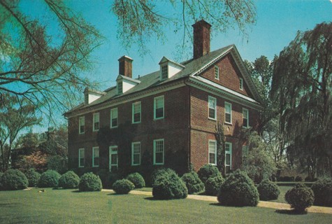 Vintage Unused Postcard: n: Berkeley Plantation, VA