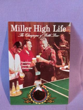 Miller Genuine Trading Card