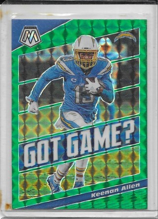 Keenan Allen 2020 Mosaic Got Game Mosaic Green #GG14