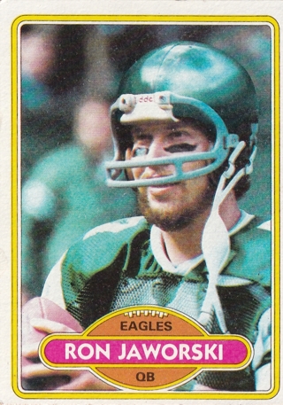 1980 Ron Jaworski  Topps Philadelphia Eagles