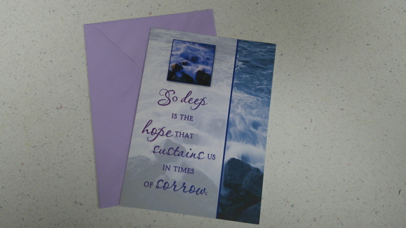 Sympathy Card with Envelope