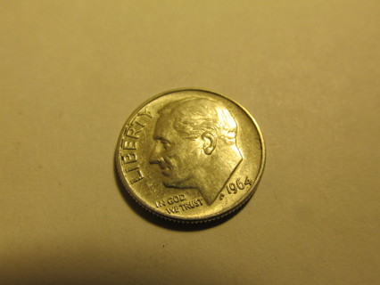 1964 US Dime 90% Silver