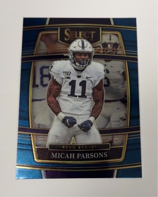 2022 Panini select draft pick Dallas Cowboys Micah Parsons