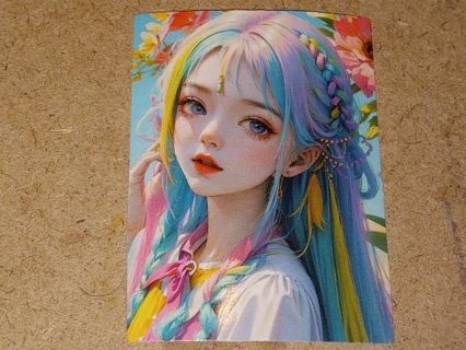 Beautiful new one vinyl lap top sticker no refunds regular mail very nice quality I love