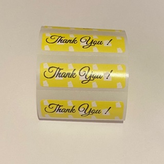 10 Thank You Sticker Labels 