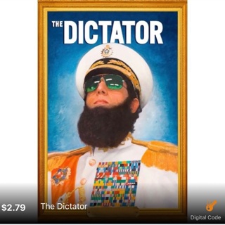 The Dictator - Vudu/iTunes