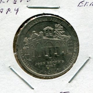 2016 P Harpers Ferry Quarter Error-Die Chip