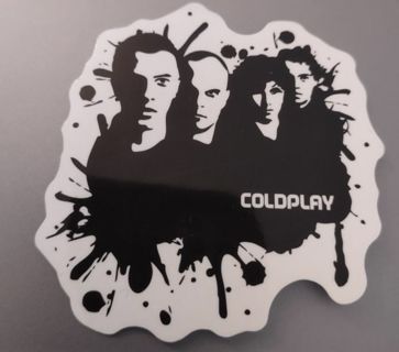 One new Coldplay vinyl laptop sticker for water bottle Xbox PlayStation 4