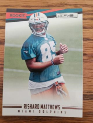 2012 Panini R*S Football card.