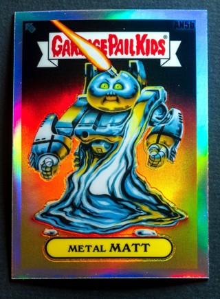 2021 Topps Chrome Garbage Pail Kids Metal Matt Refractor AN5b