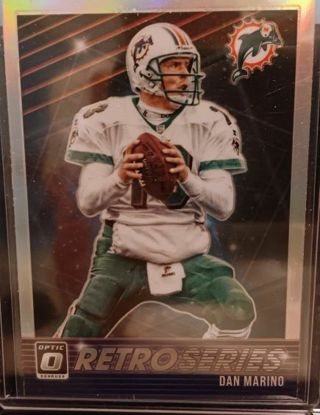 2021 DONRUSS OPTIC DAN MARINO RETRO SERIES SILVER # RS-DM MIAMI DOLPHINS