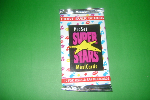 Super Stars Series 1 Music Cards Trading cards