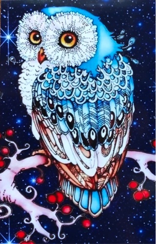 Blue Owl - 3 x 5” MAGNET - GIN ONLY