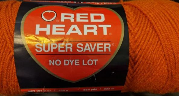 One skein yarn Red Heart