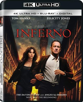 The Da Vinci Code: Inferno (Digital 4K UHD Download Code Only) *Tom Hanks* *Felicity Jones*