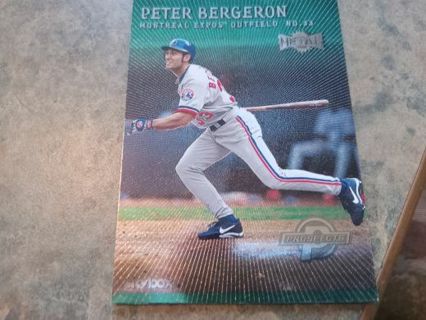 2000 FLEER METAL PETER BERGERON MONTREAL EXPOS BASEBALL CARD# 238