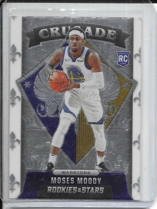 Moses Moody 2021-22 Chronicles Crusade #639 Rookie Card