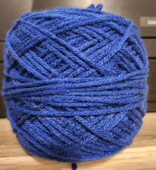 Dark Blue Yarn - total weight is 7.1 ozs