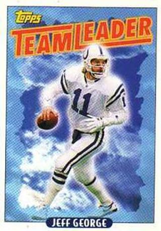 Jeff George 1993 Topps Team Leader Indianapolis Colts