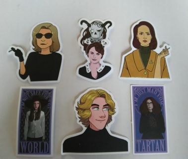 6- AMERICAN HORROR STORY STICKERS "Variety Collection"