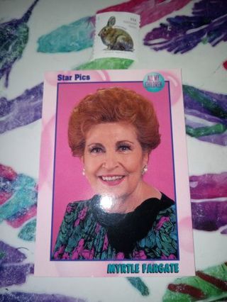 1991 ABC Star Pic Inc. All My Children Card