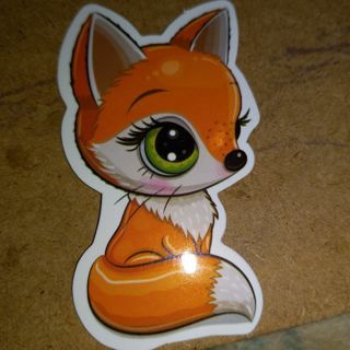 Fox Cute new vinyl sticker no refunds regular mail only Very nice these are all nice