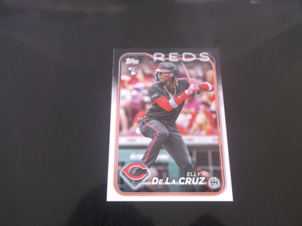 2024 TOPPS SERIES 1 ELLY DE LA CRUZ   rookie   card  #   141   CINCINNATI REDS