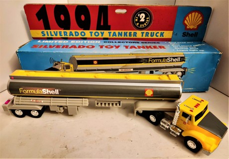 1994 Silverado plastic Shell Tanker Truck - 14 1/4" long - lights work