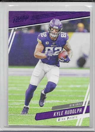 Kyle Rudolph 2020 Prestige Xtra Points Blue #197