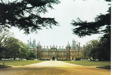 Vintage Postcard Waddesdon Manor, Buckingamshire, England