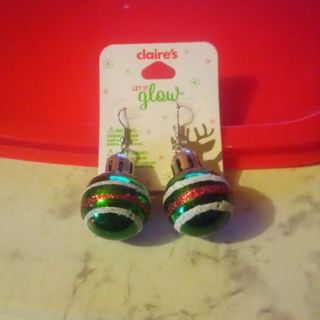 Christmas Decoration Ball Earrings