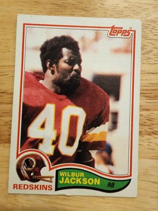 82 Topps Wilbur Jackson (scuffed back) #512
