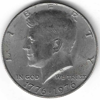 1776 – 1976 Kennedy Bicentennial Half Dollar U.S. 50 Cent Coin