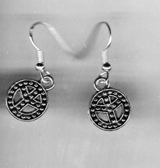 SP PEACE SIGN EARRINGS STYLE 3 LOT 2 (PLEASE READ DESCRIPTION) 