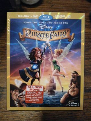 Disney Pirate Fairy Blu-Ray and DVD set.