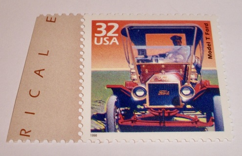 Scott #3182a, Model T Ford, One Useable 32¢ US Postage Stamp