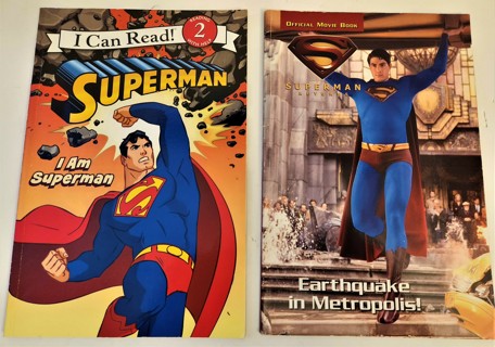 2 SUPERMAN adventure books 2006-2010 32 pages each