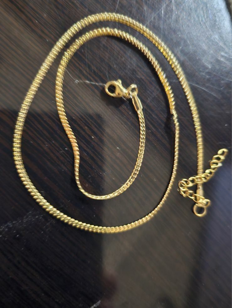 FREE: Nice Golden Necklace 17"