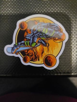 Astronaut Sufer Sticker