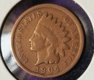 Indian Head Cent ☆1904☆ antique US coin
