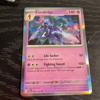 (STAGE) Ceruledge Pokemon holo