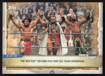 2020 Topps WWE Road To WrestleMania The New Day #59