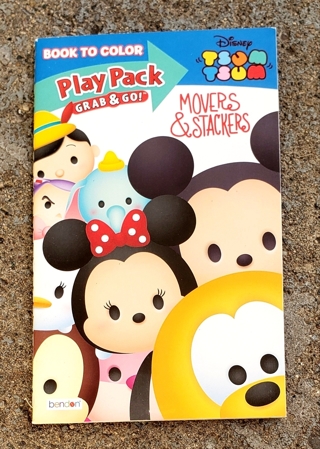 TSUM TSUM MICKEY MOUSE & FRIENDS SMALL COLORING BOOK WITH STICKERS USE YOUR OWN CRAYONS 