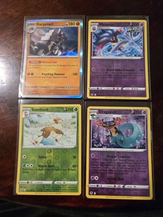 4 basic pokemon cards lot#3