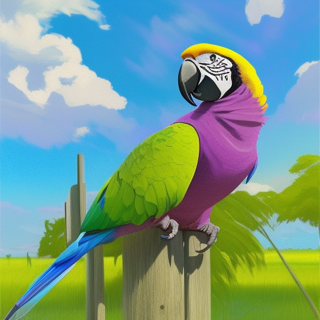 Listia Digital Collectible: Beautiful Macaw Parrot