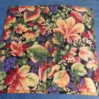 Falling Leaves Fabric Napkin NEW, free mail