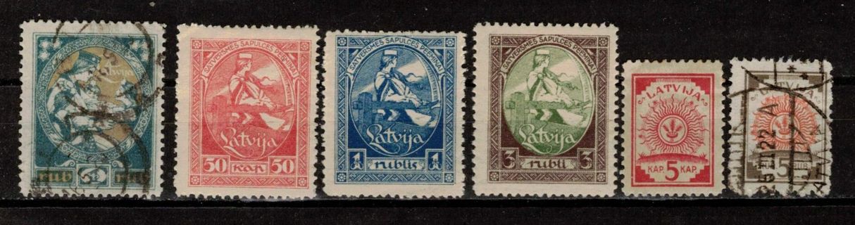 Latvia Stamps 1920-21